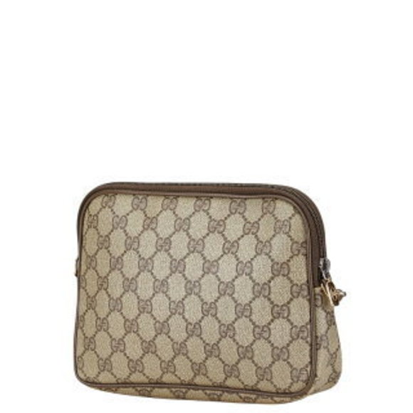 Gucci GG Supreme Shoulder Bag Brown - Picture 3 of 9